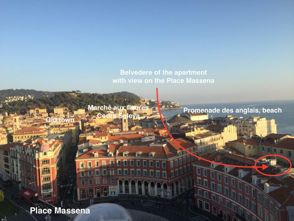 Apartment On Place Massena Nizza Kültér fotó